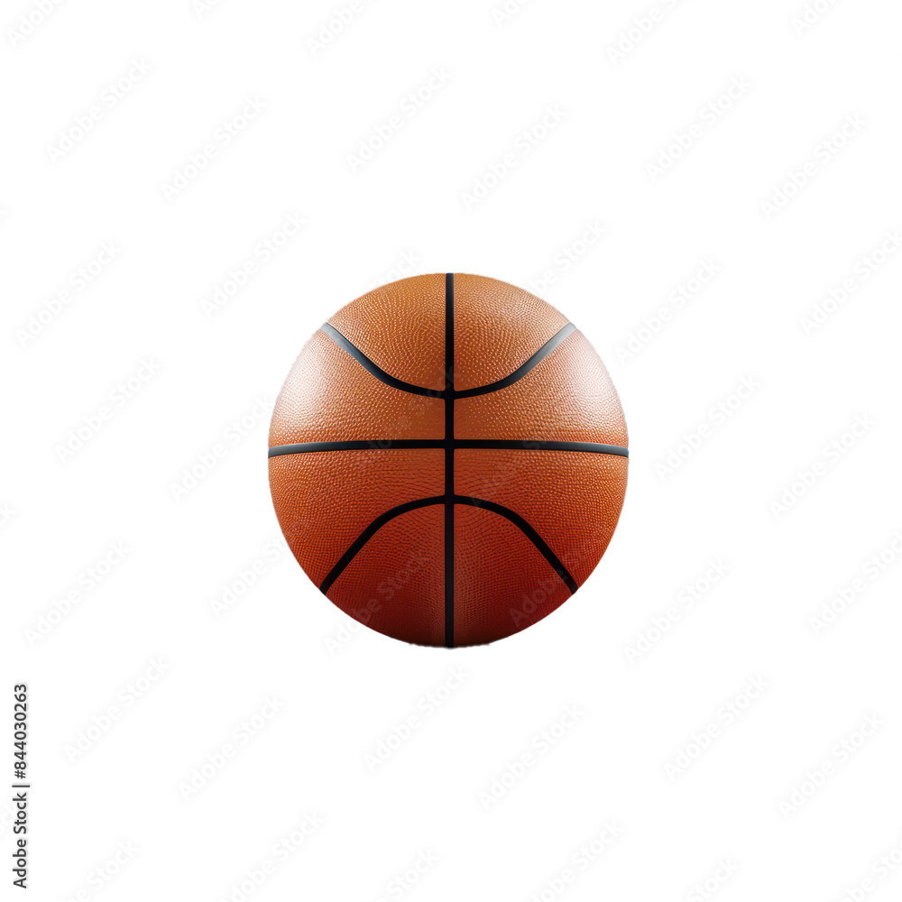 High quality basketball image cut out on a transparent checkerboard background High quality basketball image cut out on a transparent checkerboard background