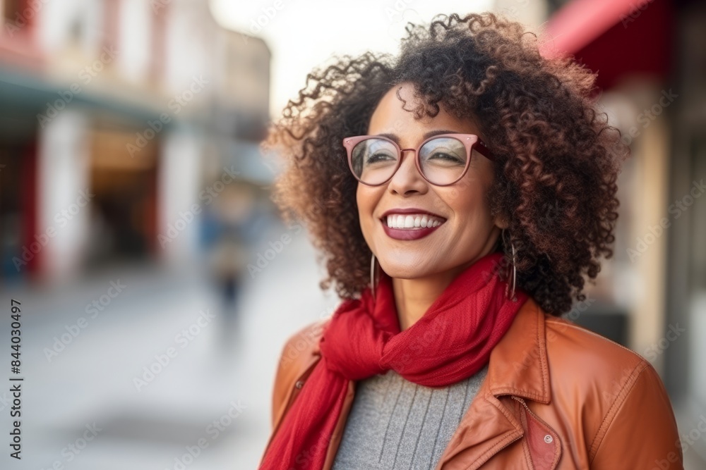 Closeup portrait of a beautiful young african american woman wearing eyeglasses Closeup portrait of a beautiful young african american woman wearing eyeglasses