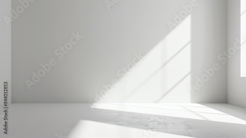 Wallpaper Mural minimalist empty space with light coming in through the window Torontodigital.ca