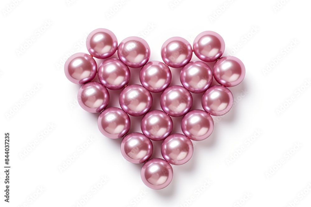 Pink Pearly Beads, Isolated, Beading Craft Accessory, Beads Pile, Glass Flowers Beadwork Handicraft Pink Pearly Beads, Isolated, Beading Craft Accessory, Beads Pile, Glass Flowers Beadwork Handicraft