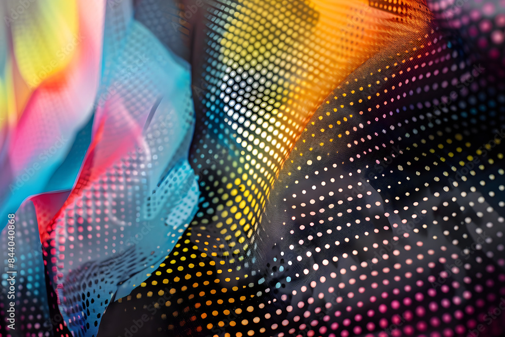 Modern Halftone Gradient Artwork: A Visual Journey through Depth and Shading Modern Halftone Gradient Artwork: A Visual Journey through Depth and Shading