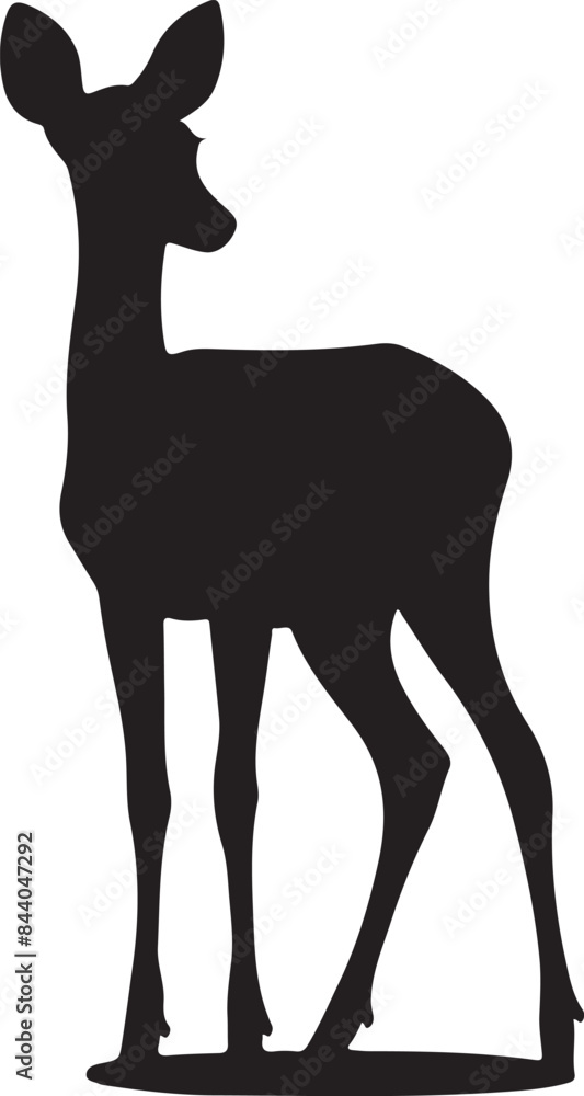 Fototapeta premium deer silhouette vector