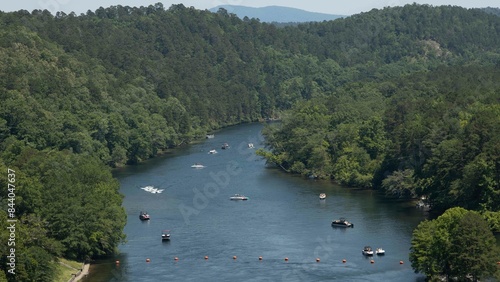lake in the mountains Hot Springs Arkansas