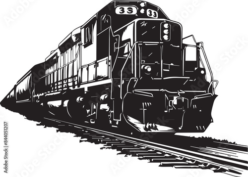 train Illustration Vector 