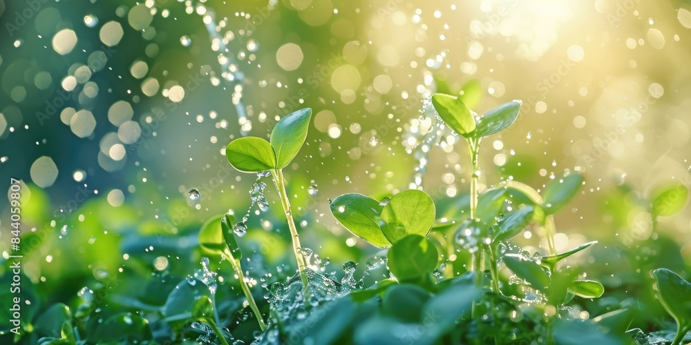 Green seedling illustrating concept of new life and freshness with sunlight
Green seedling illustrating concept of new life and freshness with sunlight