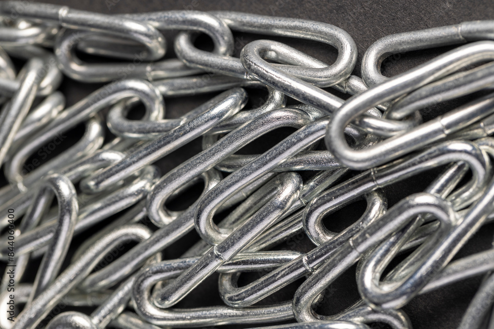 steel chain links connected together steel chain links connected together