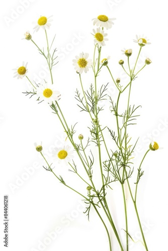 A collection of white and yellow flowers arranged in a vase