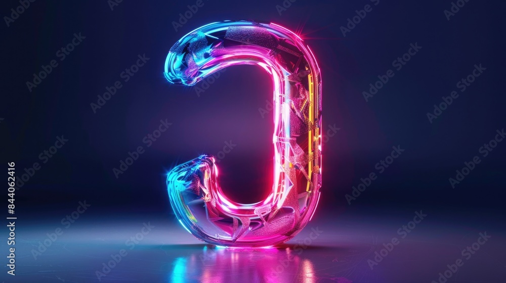 A close-up shot of the letter C formed by neon lights A close-up shot of the letter C formed by neon lights