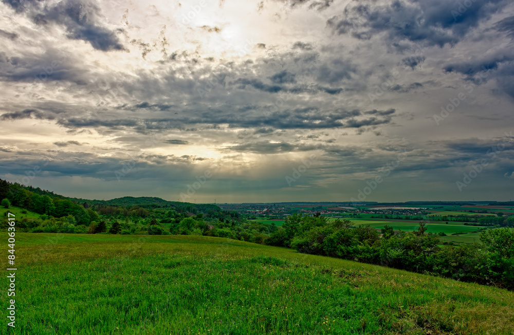 Beautiful landscapes of Bavaria during a thunderstorm. Beautiful landscapes of Bavaria during a thunderstorm.