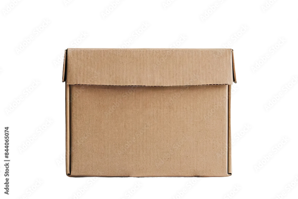 Isolated PNG Cardboard, GENERATIVE AI Isolated PNG Cardboard, GENERATIVE AI