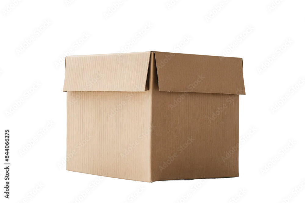 Isolated PNG Cardboard, GENERATIVE AI Isolated PNG Cardboard, GENERATIVE AI