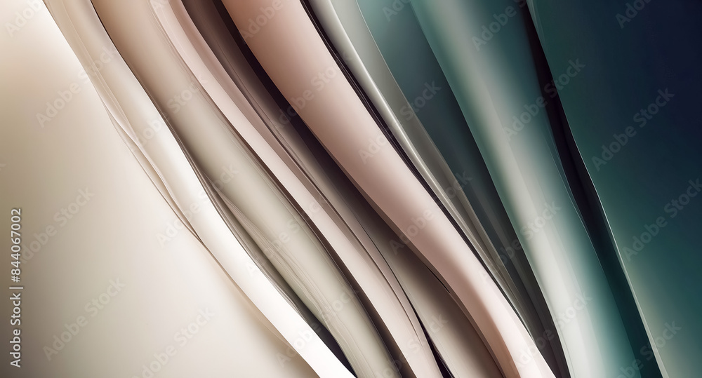 Obraz premium Abstract Curvy Background