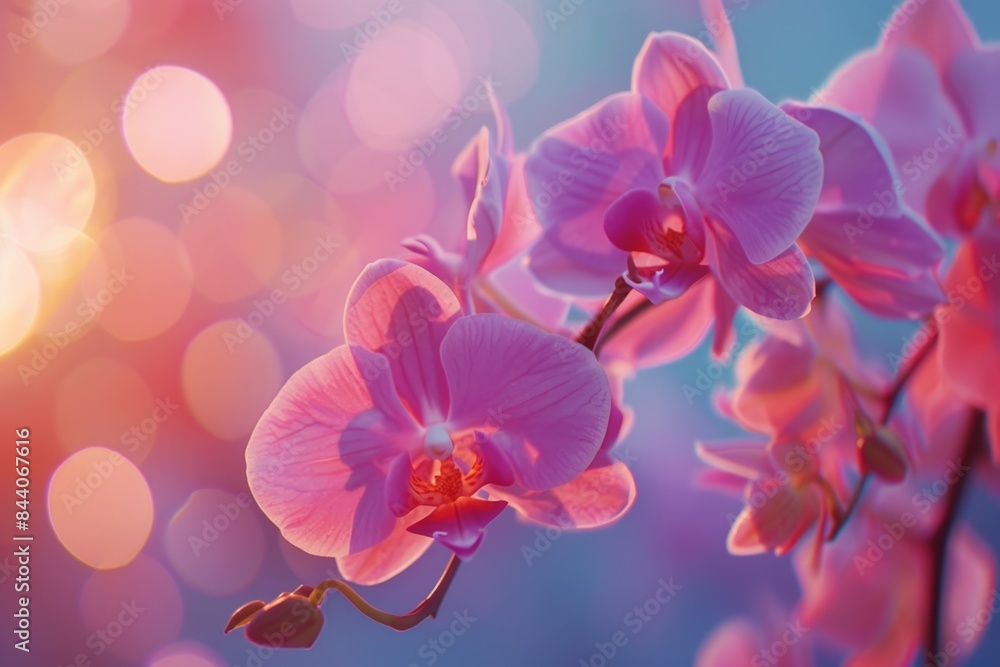 A close-up shot of a colorful bouquet of pink flowers A close-up shot of a colorful bouquet of pink flowers