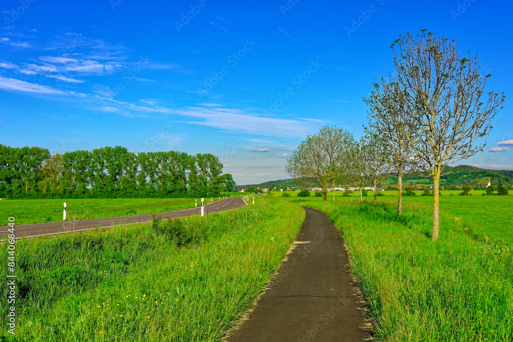 Beautiful summer calm landscapes of Bavaria. Beautiful summer calm landscapes of Bavaria.