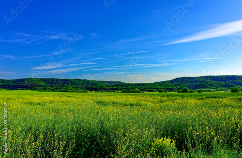 Beautiful summer calm landscapes of Bavaria.