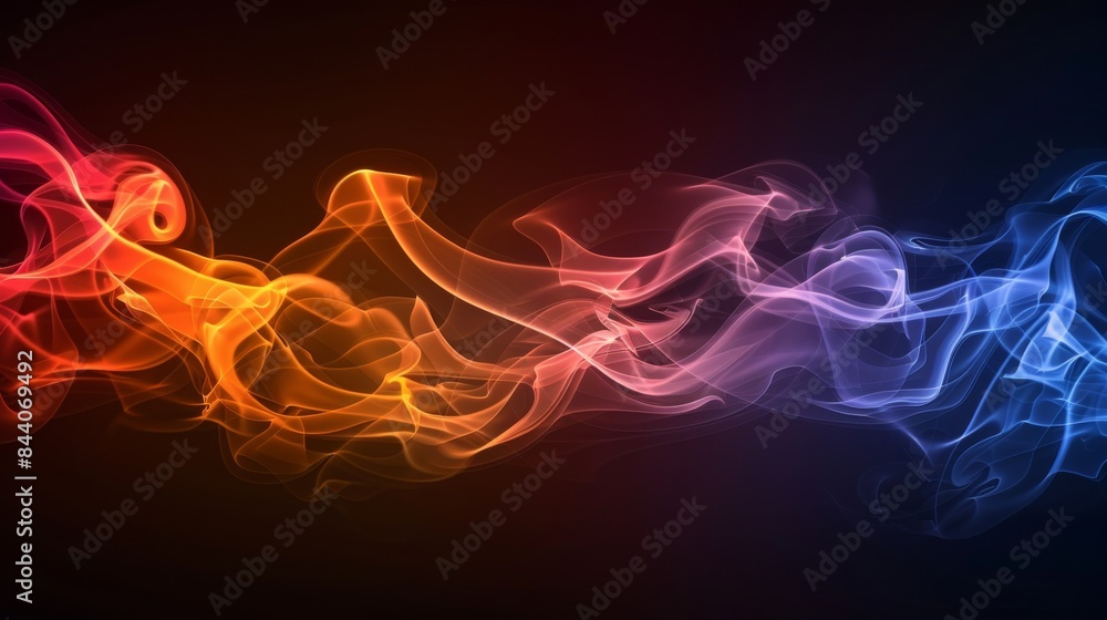 energetic abstract smoke texture background, generative ai energetic abstract smoke texture background, generative ai