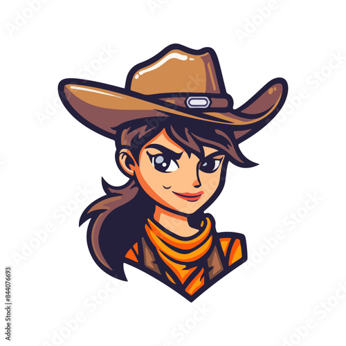 girl in a cowboy hat