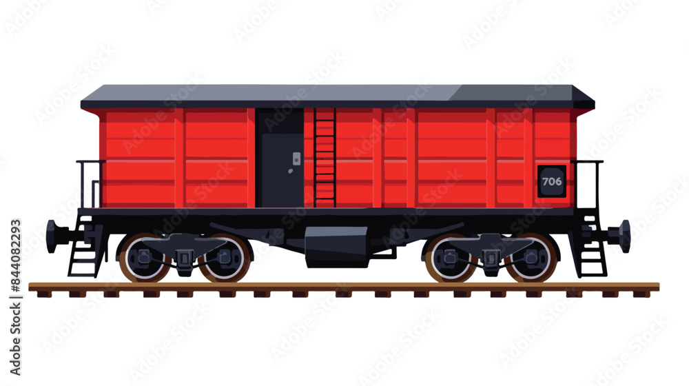 Coal train wagon silhouette icon. Clipart image iso Stock Vector ...