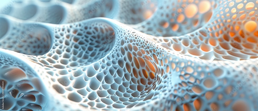 Close-up of Voronoi abstract geometric isometric patterns, muted tones, smooth transitions, gentle lighting Close-up of Voronoi abstract geometric isometric patterns, muted tones, smooth transitions, gentle lighting