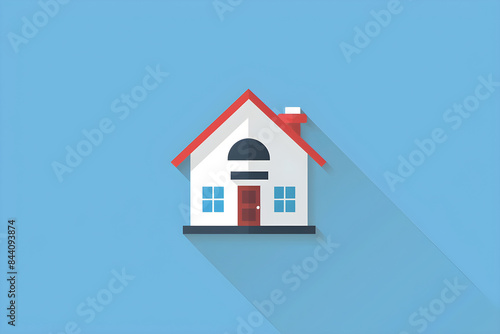 Wallpaper Mural Minimalist Home Icon Representing Shelter and Comfort in a Modern Design Torontodigital.ca