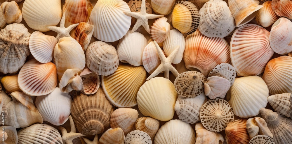 shell textured background with a variety of seashells arranged in a row, including a variety of shapes and sizes, including a large shell, a small shell, a cluster of shells, shell textured background with a variety of seashells arranged in a row, including a variety of shapes and sizes, including a large shell, a small shell, a cluster of shells,