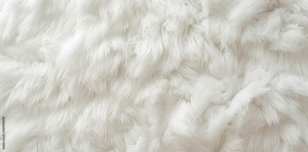 polyester textured fur fabric in a white color polyester textured fur fabric in a white color