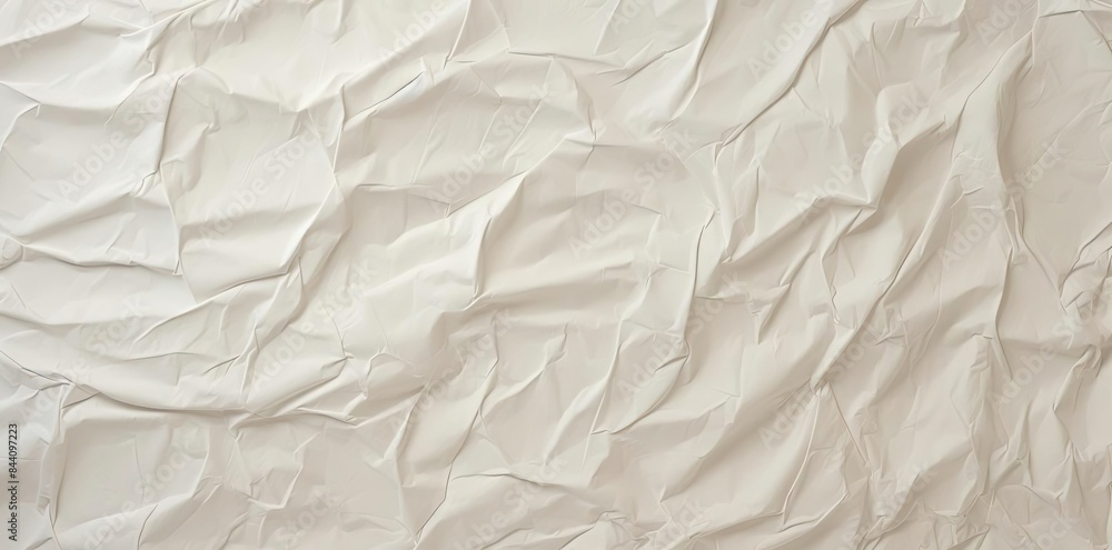 paper wrinkled texture on a piece of white fabric paper wrinkled texture on a piece of white fabric