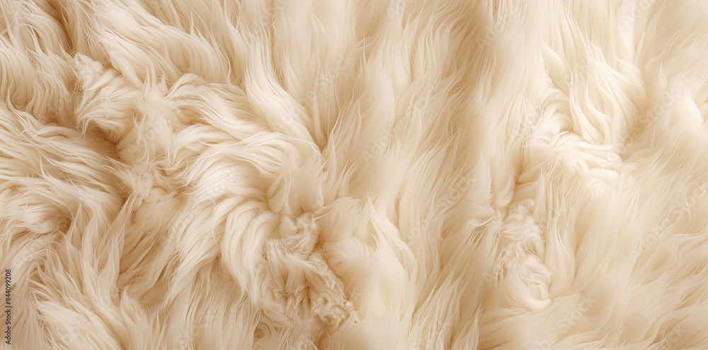 fleece textured fur fabric in beige, beige, and white colors fleece textured fur fabric in beige, beige, and white colors