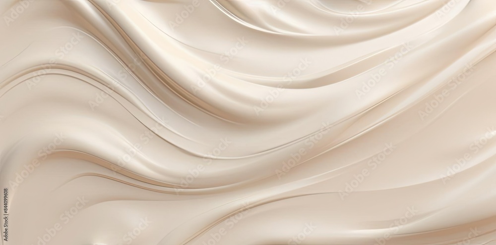 cream textured fabric with a lot of folds cream textured fabric with a lot of folds