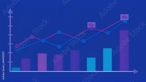 A line graph illustrating the similarity or divergence between preelection polls and actual election results over time.. 2d flat cartoon photo