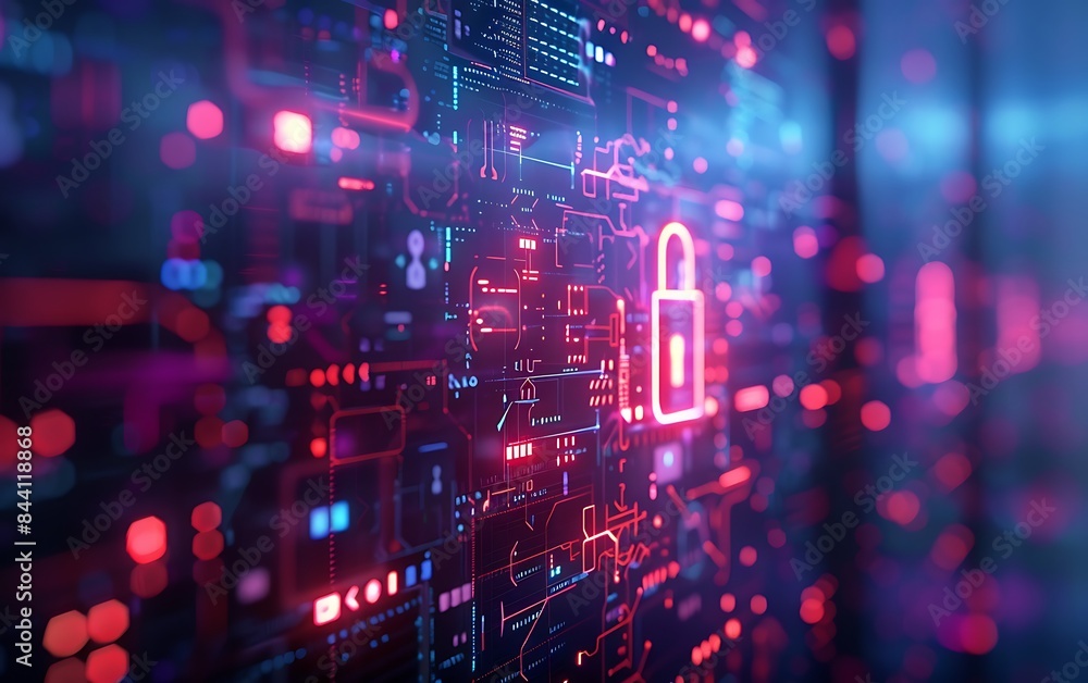 Obraz premium Secure screen focus on two-factor authentication details