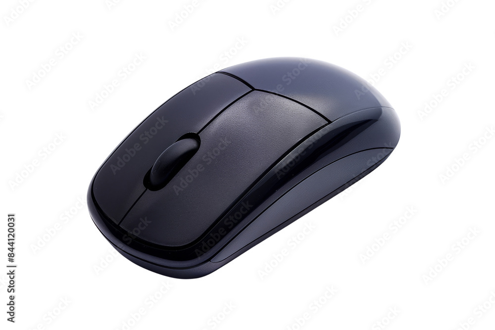 Black Computer Mouse isolated on white background Black Computer Mouse isolated on white background