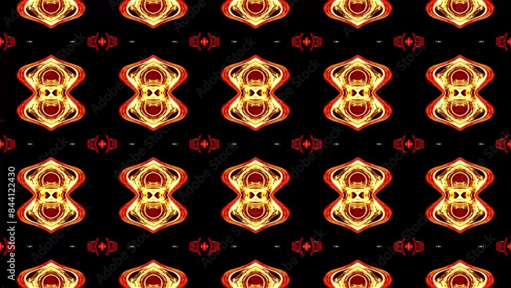 Abstract Kaleidoscope Background. Motion Graphics Pattern. Abstract Kaleidoscope Background. Motion Graphics Pattern.
