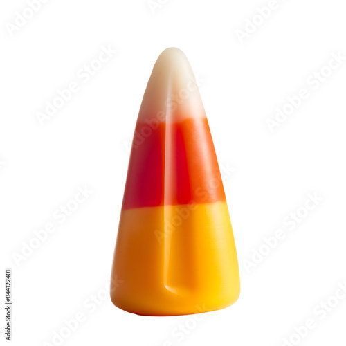 Halloween candy corn isolated on transparent background. generative ai photo