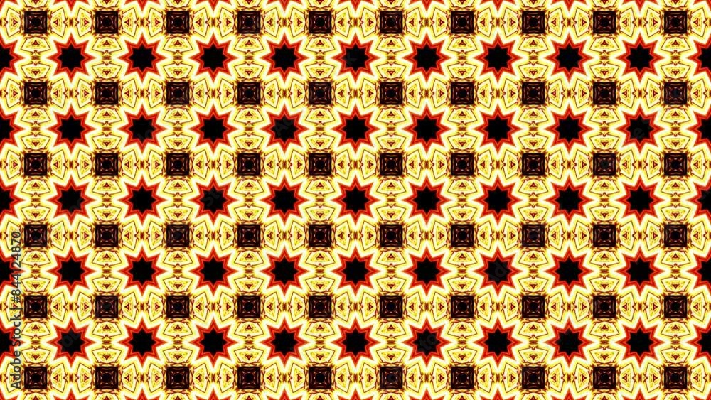 Abstract Looped Background. Kaleidoscope seamless looped sequence patterns motion graphics background. Abstract Looped Background. Kaleidoscope seamless looped sequence patterns motion graphics background.