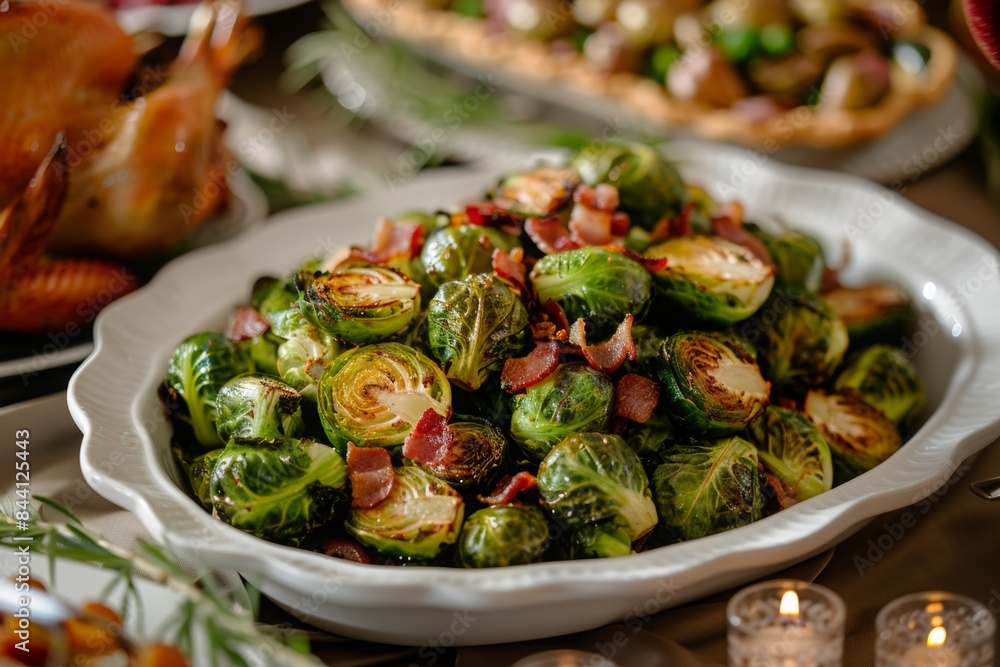 Roasted Brussels Sprouts with Bacon Roasted Brussels Sprouts with Bacon