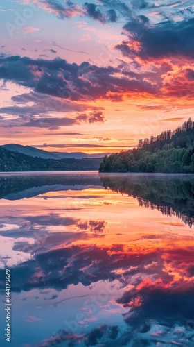 Wallpaper Mural sunset over the sea Torontodigital.ca