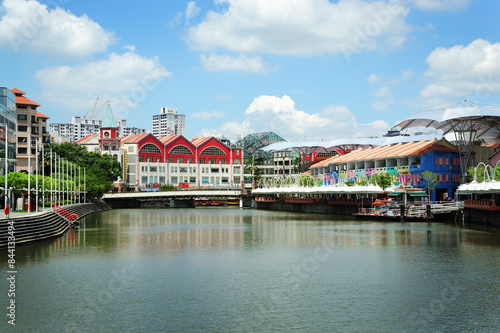 Singapore River scene photo