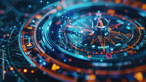 Wallpaper Mural Digital compass Torontodigital.ca