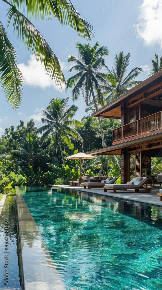 tropical resort pool tropical resort pool