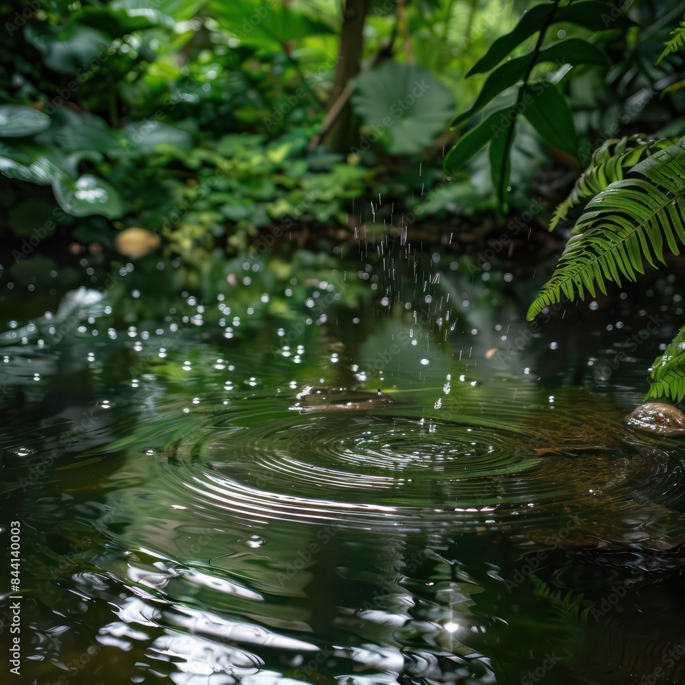 leaves in water leaves in water
