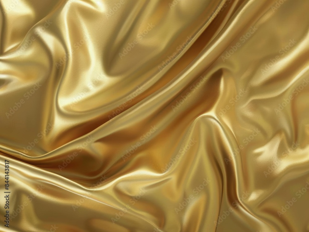 Obraz premium Golden Silk Fabric Texture