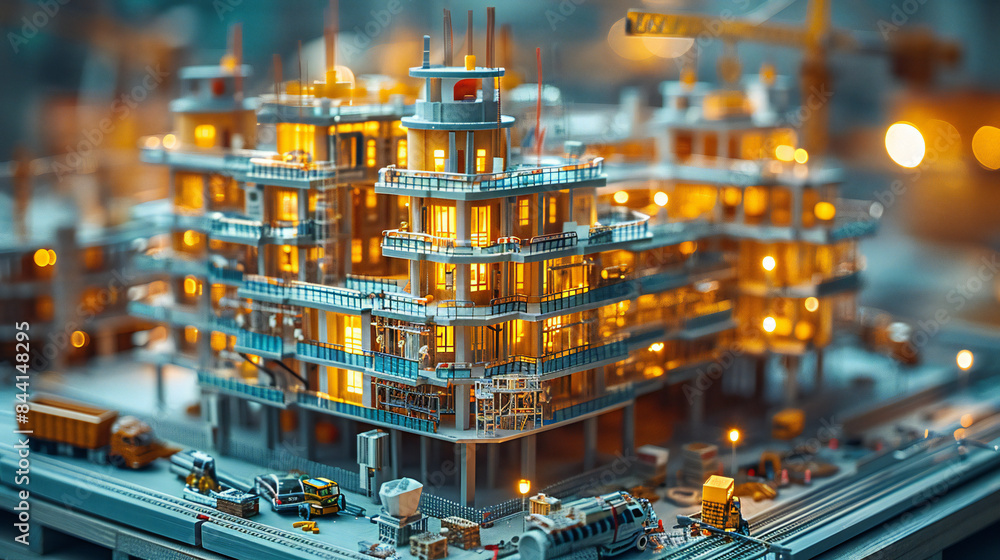 Fototapeta premium Building Progress: Career Development Strategy