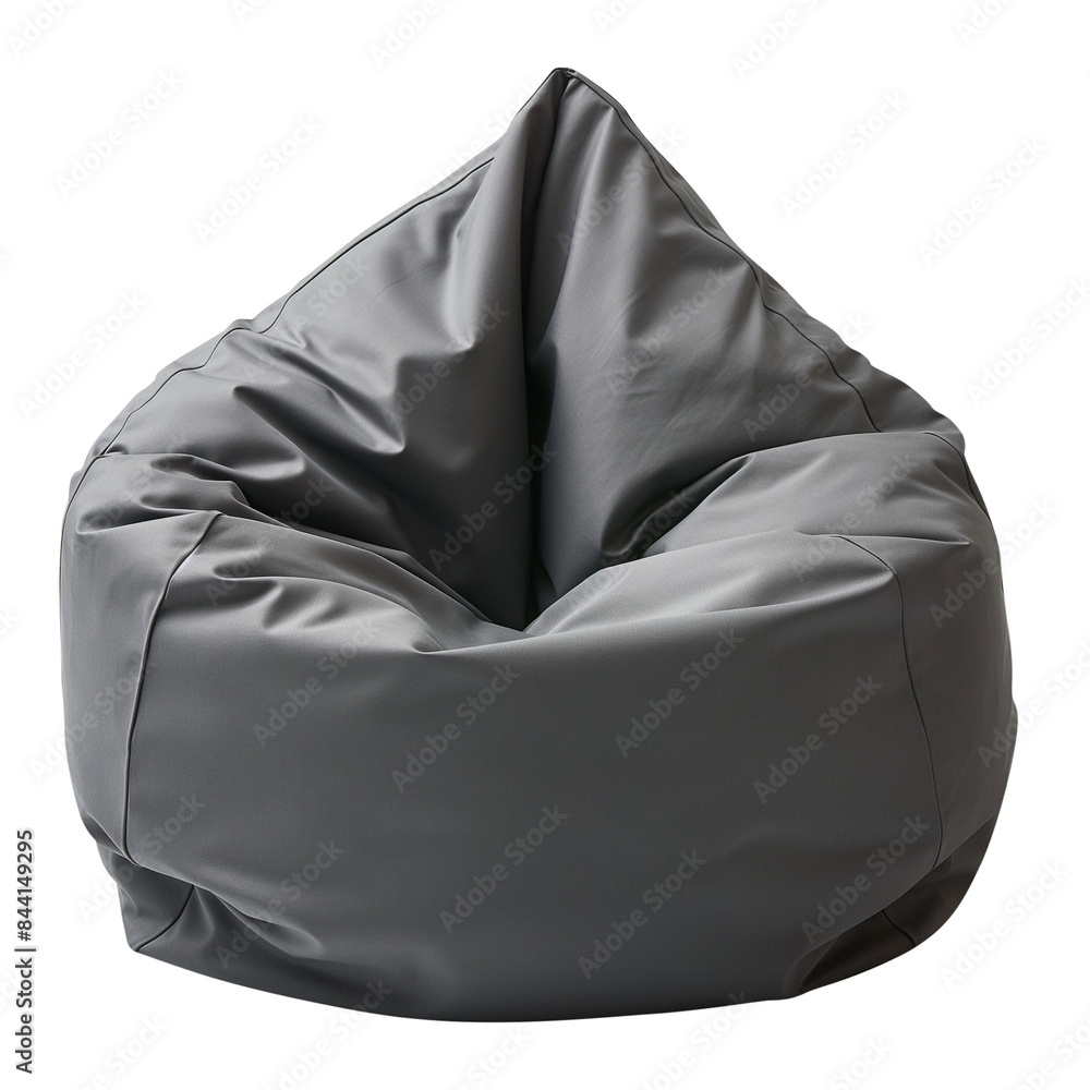 beanbag bean bag seat chair isolated on transparent white background, clipping path beanbag bean bag seat chair isolated on transparent white background, clipping path