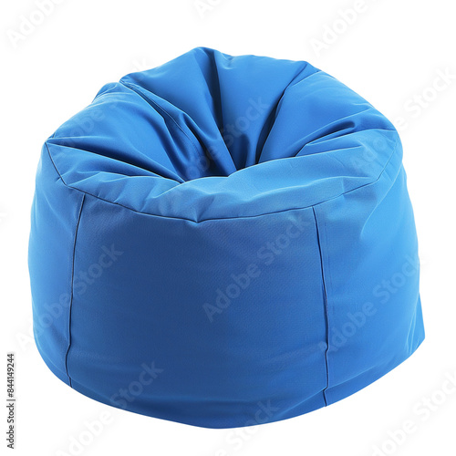 beanbag bean bag seat chair isolated on transparent white background, clipping path