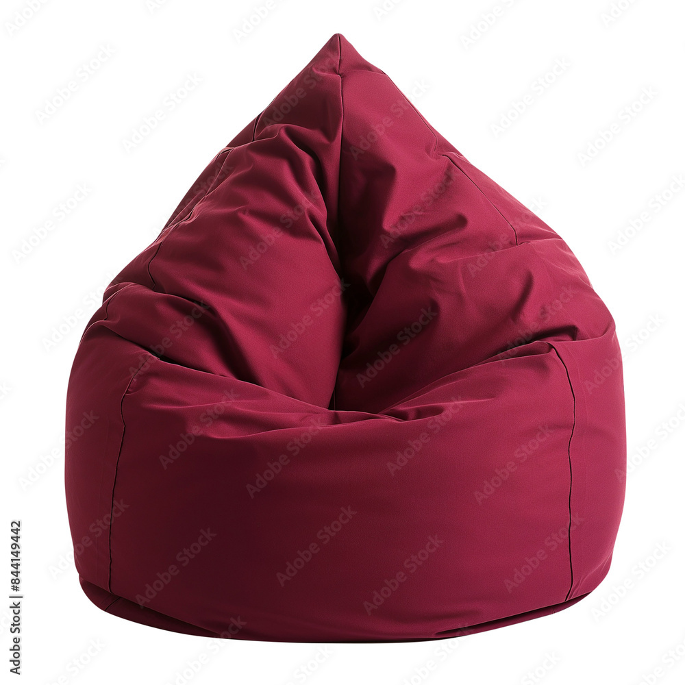 beanbag bean bag seat chair isolated on transparent white background, clipping path beanbag bean bag seat chair isolated on transparent white background, clipping path
