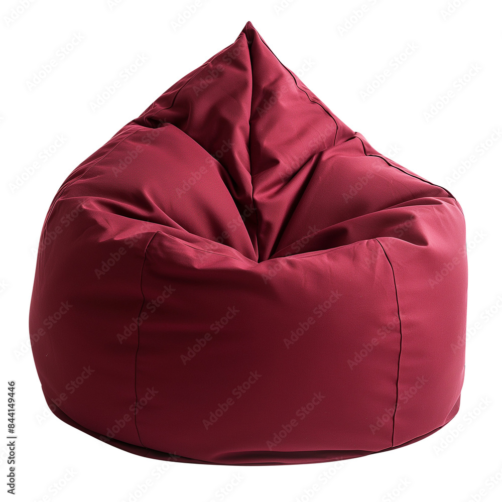 beanbag bean bag seat chair isolated on transparent white background, clipping path beanbag bean bag seat chair isolated on transparent white background, clipping path