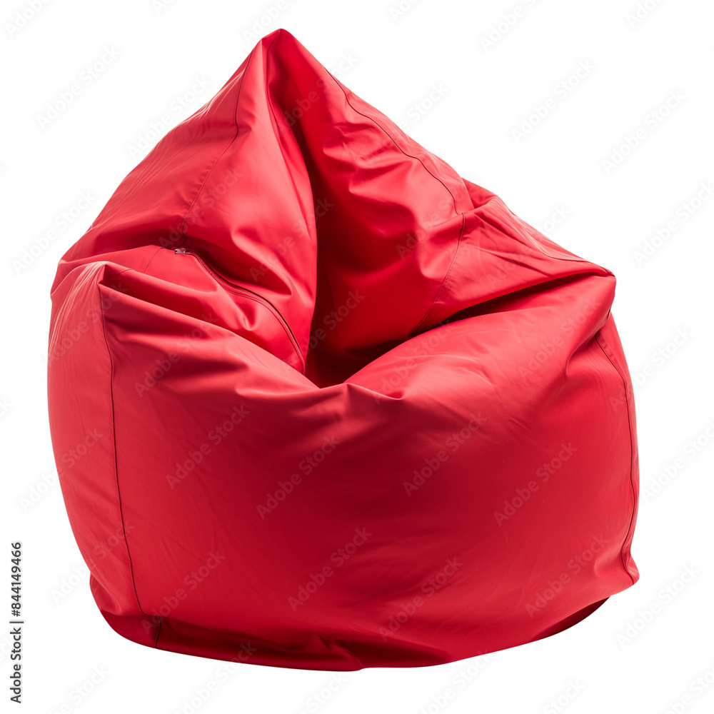 beanbag bean bag seat chair isolated on transparent white background, clipping path beanbag bean bag seat chair isolated on transparent white background, clipping path