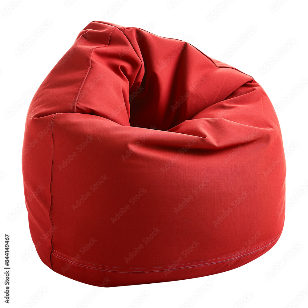 beanbag bean bag seat chair isolated on transparent white background, clipping path beanbag bean bag seat chair isolated on transparent white background, clipping path