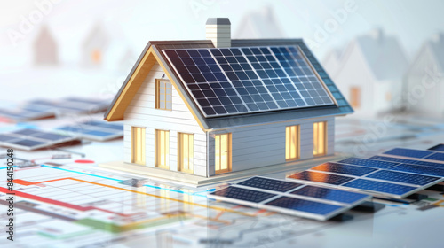 Utilizing Infographic Diagrams to Explain Battery Packs as an Alternative Clean Energy Storage System in Smart Homes with Solar Panel Roofs for Backup and Sustainable Energy